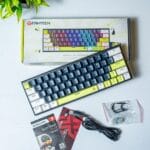 Fantech MK874 V2 Atom 63 Mechanical Gaming Keyboard – Hot-Swappable 3-Pin Red Switch, Sky Blue - Image 7