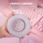 Fantech FLASH HQ53 Lightweight Gaming Headset- (White) - Image 5