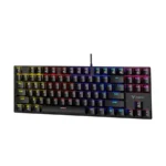 Rapoo GK500-87 Wired (Blue Switch) Black Mechanical Gaming Keyboard - Image 2