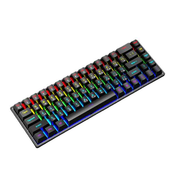 BD KEYBOARD SKYLION K87 Wired Mechanical Keyboard – 87 Keys with Bangla Front & 20 RGB Colors - Image 1
