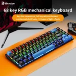SKYLION K68 Wired Mechanical Keyboard with Bangla Front – 68 Keys RGB Gaming & Office Keyboard - Image 2