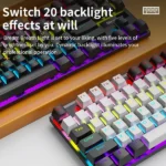 SKYLION K87 Wired Mechanical Keyboard – 87 Keys with Bangla Front & 20 RGB Colors - Image 3