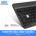 Ultra-Slim Bluetooth Keyboard Mouse combo for iPad, Android, PC & Laptop - Image 4