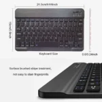 Ultra-Slim Bluetooth Keyboard Mouse combo for iPad, Android, PC & Laptop - Image 6