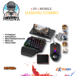 M1 Pro+ Mobile Gaming Keyboard Mouse Combo with Bluetooth Converter