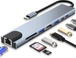 8-in-1 USB-C Hub – Multiport Adapter for Laptop, MacBook, Tablet Dexora Technologies - Image 2